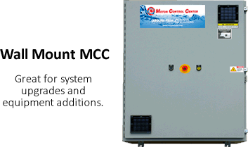 car wash motor control center wall mount